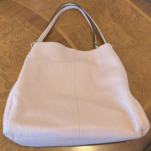 Coach Edie Leather Handbag Blush Pink - Picture 7 of 12